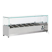 Table pizzas frigorifique 3 portes GN1/1, top en granit