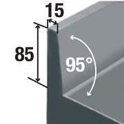 Table de congélation, ventilée, 2 portes GN 1/1
