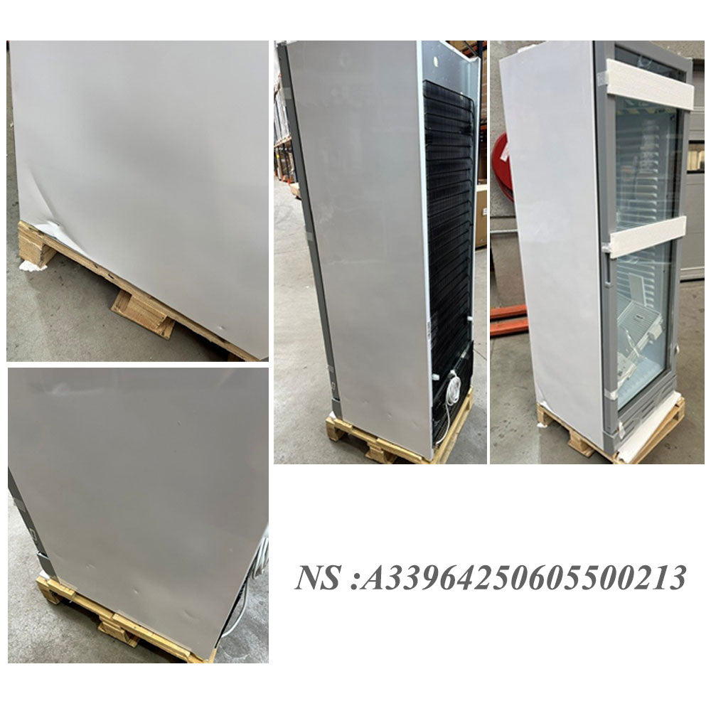 Vitrine ventilée positive 382 litres BLANCHE