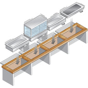 Elément top réfrigéré, ventilé, 4x GN 1/1