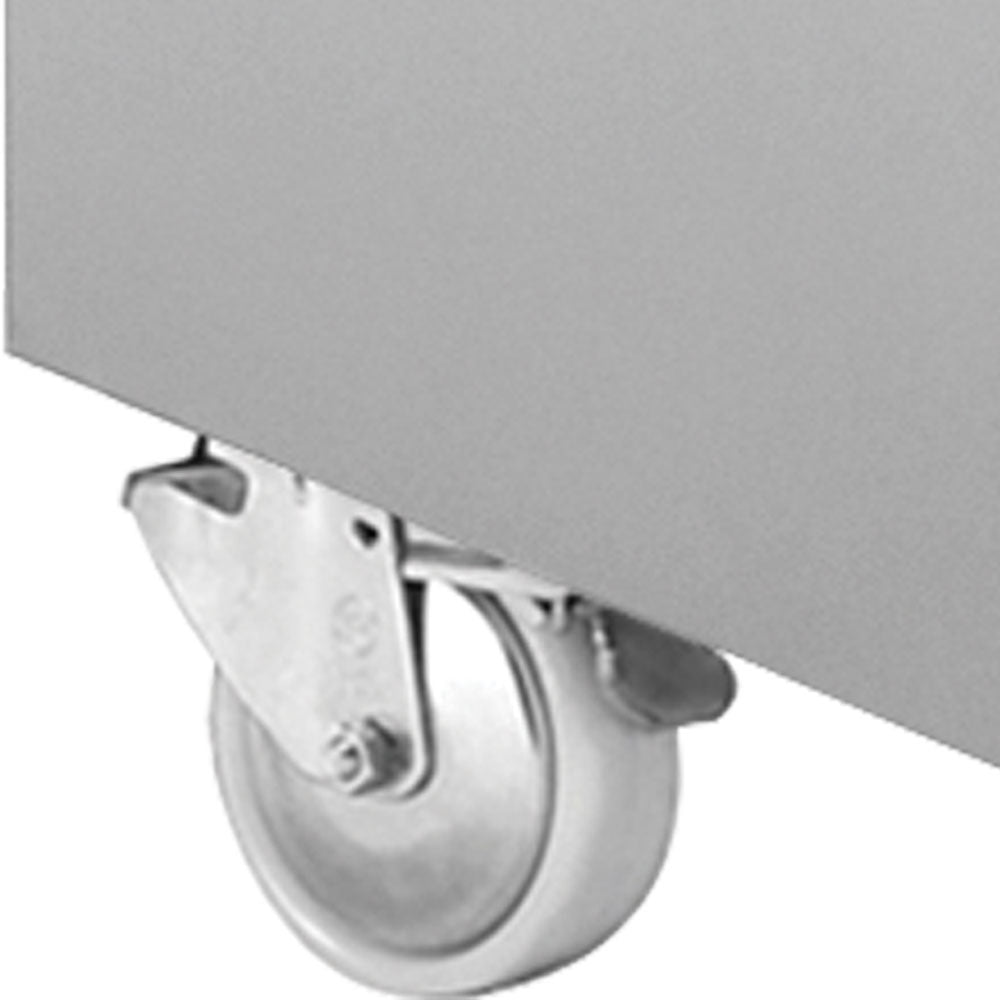 Armoire de congélation ventilée 1400 Lit. 2 portes vitrées GN 2/1,  sur roues