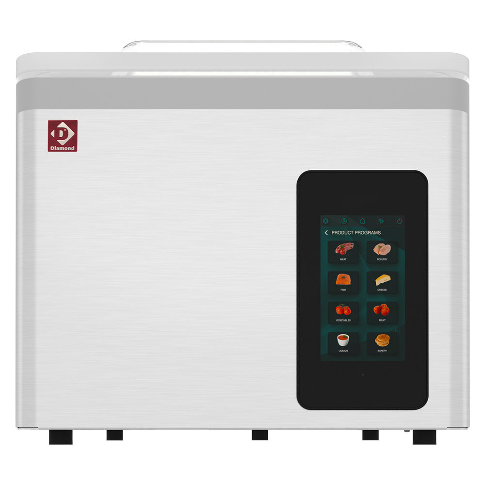 Machine sous-vide, cuve inox 370x420xh180 mm. 21 m3/h ecran TOUCH
