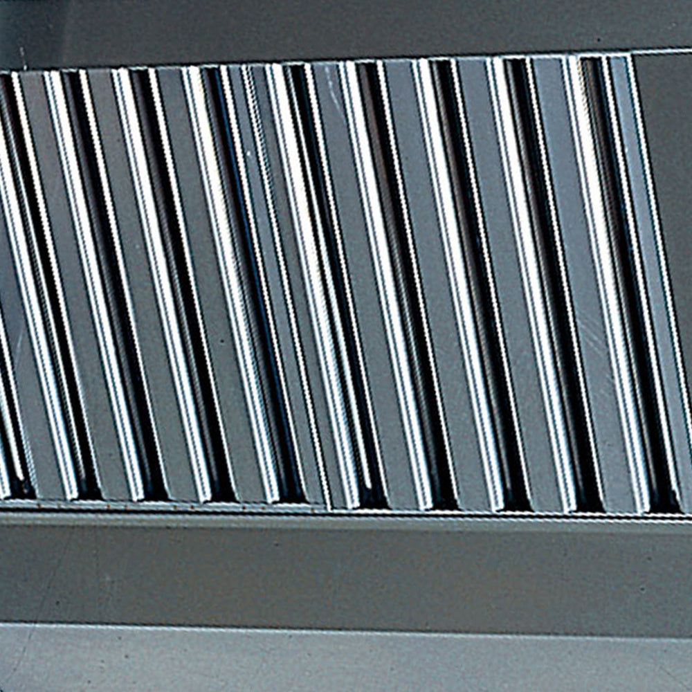 Hotte complète (7/7-1500 M3/h) 120 Pa, éclairage, variateur, 3 filtres