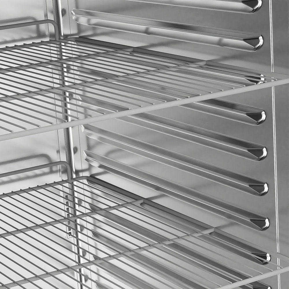 Armoire frigorifique ventilée 700 Lit. 1 porte (GN 2/1), sur roues