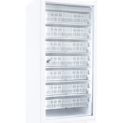 Congélateur statique, vitrée, 525 litres, GN2/1+600x400, inox