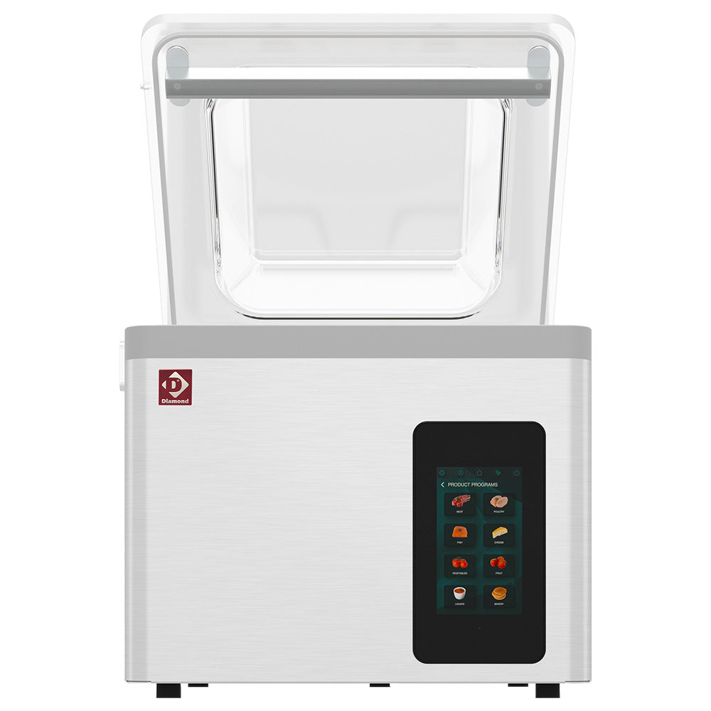 Machine sous-vide, cuve inox 370x420xh180 mm. 21 m3/h ecran TOUCH