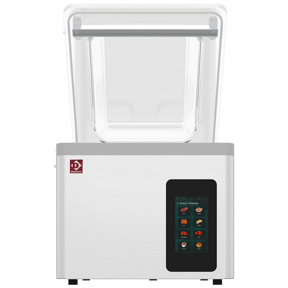 Machine sous-vide, cuve inox 460x420xh180 mm. 21 m3/h ecran TOUCH