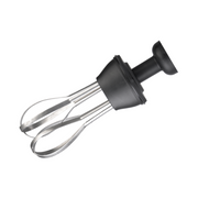 Fouet pour mixeur plongeant MAXIMA de 185 mm, modèle ancien, en plastique blanc avec poignée ergonomique.