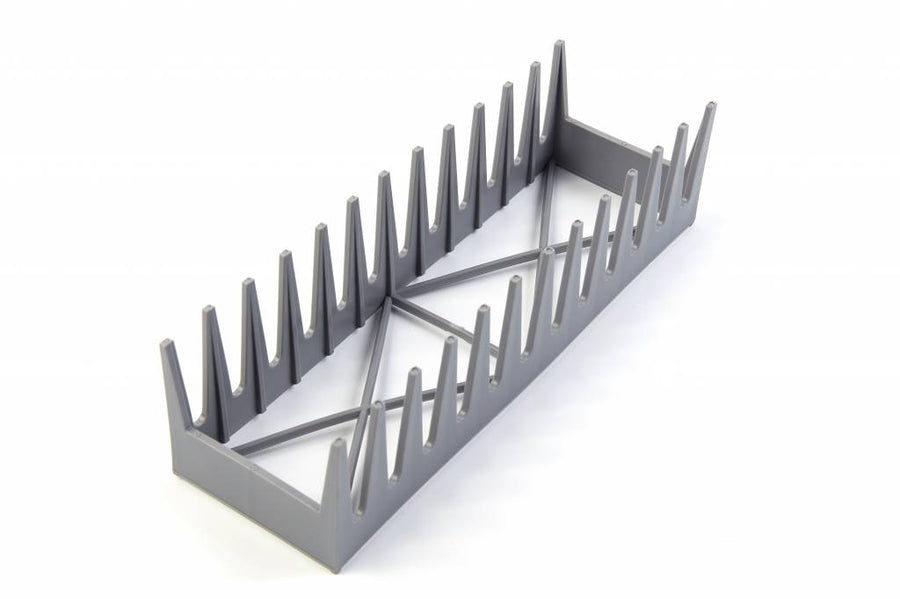 Insert d'assiette pour lave-vaisselle Maxima, support en plastique blanc pour ranger les assiettes dans le lave-vaisselle.