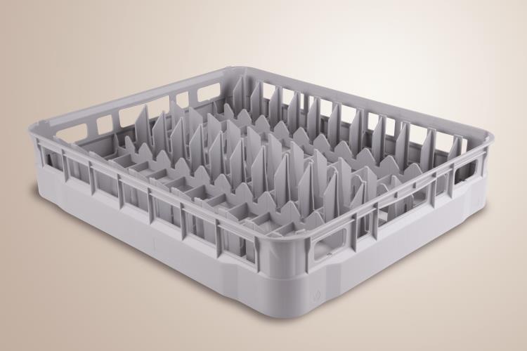 Panier à assiettes pour lave-vaisselle - 50 x 60 cm - 24 compartiments