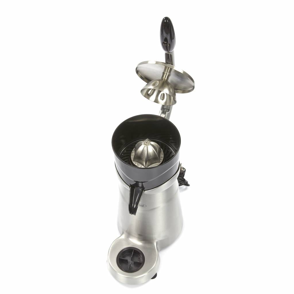 Presse orange - 32 L/h - hauteur de verre 19 cm - électrique - avec levier