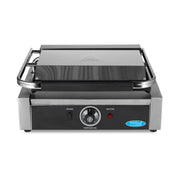 Grill contact - rainuré - plaque de gril simple - 33,5 cm