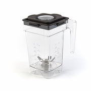 Verseuse complète pour blender MAXIMA MKM, récipient en plastique avec couvercle pour smoothies et préparations culinaires.