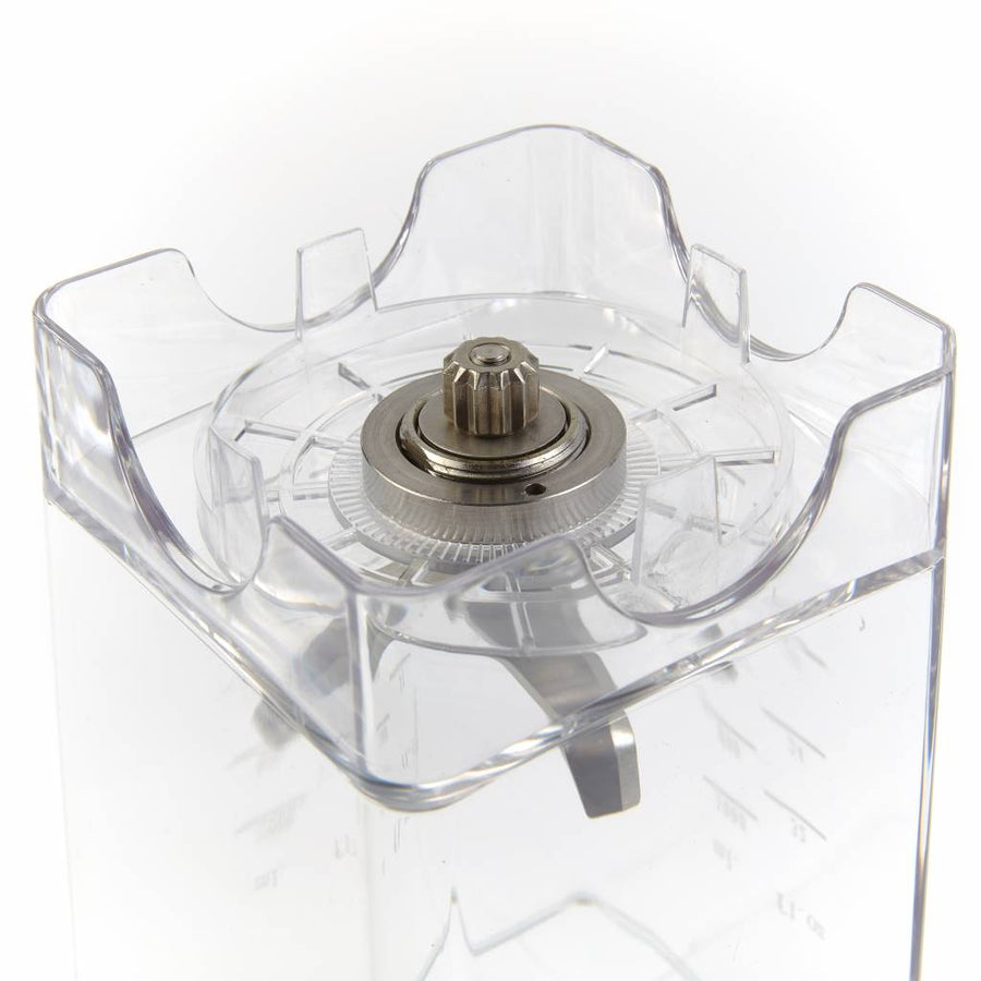 Jug de blender professionnel Maxima MKM, contenant complet avec lame en acier inoxydable et couvercle, pour smoothies et préparations.