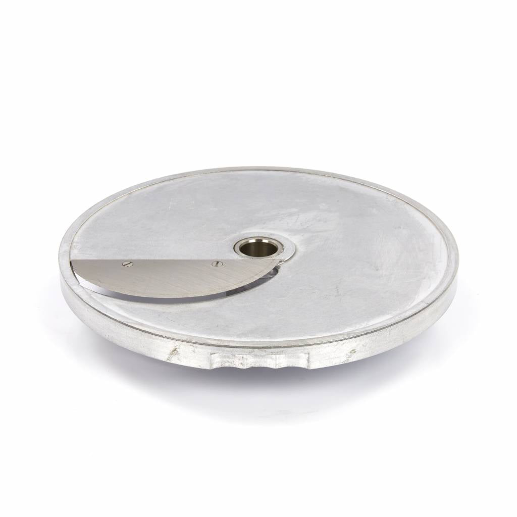 Trancheuse spéciale Maxima VC450 pour couper légumes en tranches de 2 mm, avec lames en acier robuste.