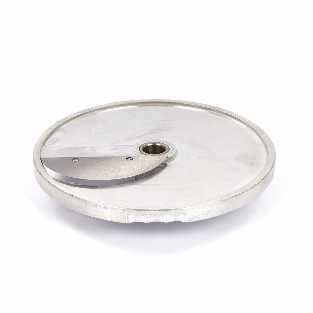Trancheuse Maxima VC450 pour couper légumes en tranches de 5 mm, équipée d'une lame robuste pour une coupe précise.