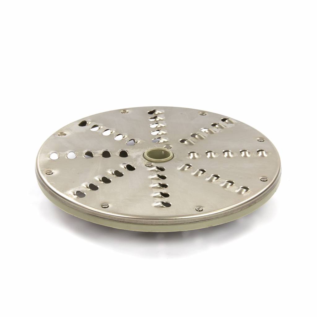 Râpe à légumes Maxima VC450 standard 7 mm pour couper finement les légumes, image montrant la râpe en acier inoxydable.