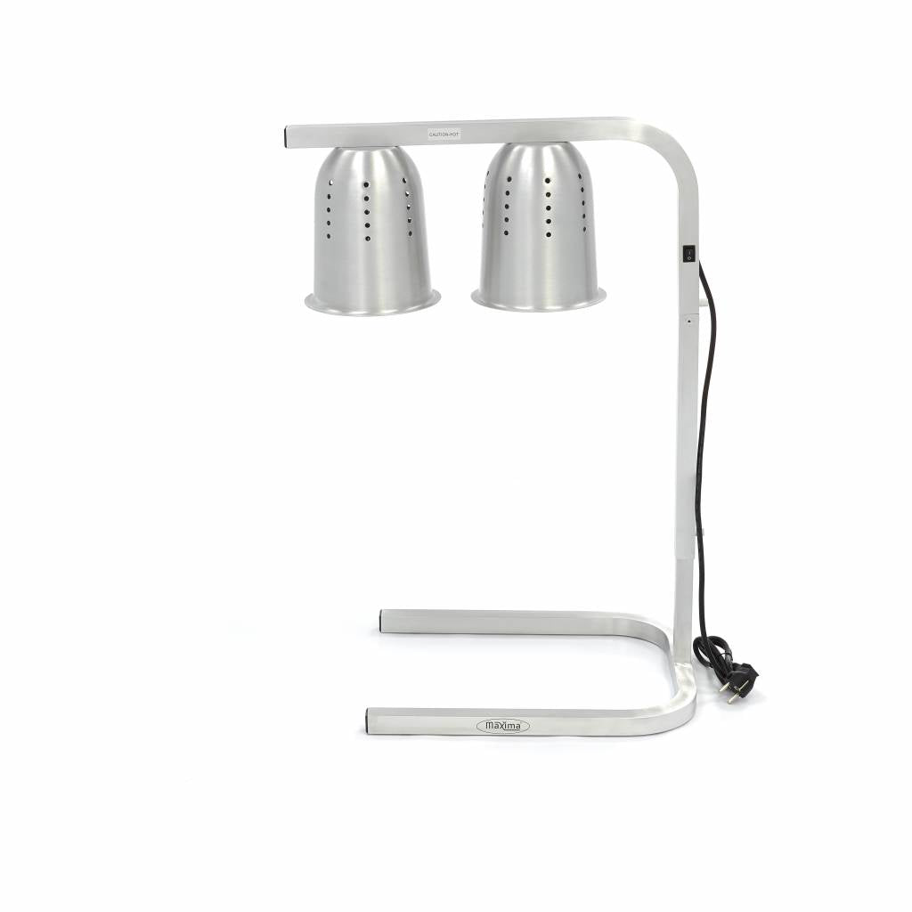Lampe chauffante - 2 lampes - incl 2 lampes et 1 récipient 1/1 GN