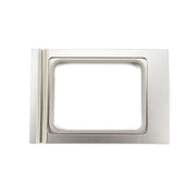 Plateau Maxima de 225x175 mm avec une seule compartiment, petite taille, pour scelleuse de plateaux, vue de dessus.