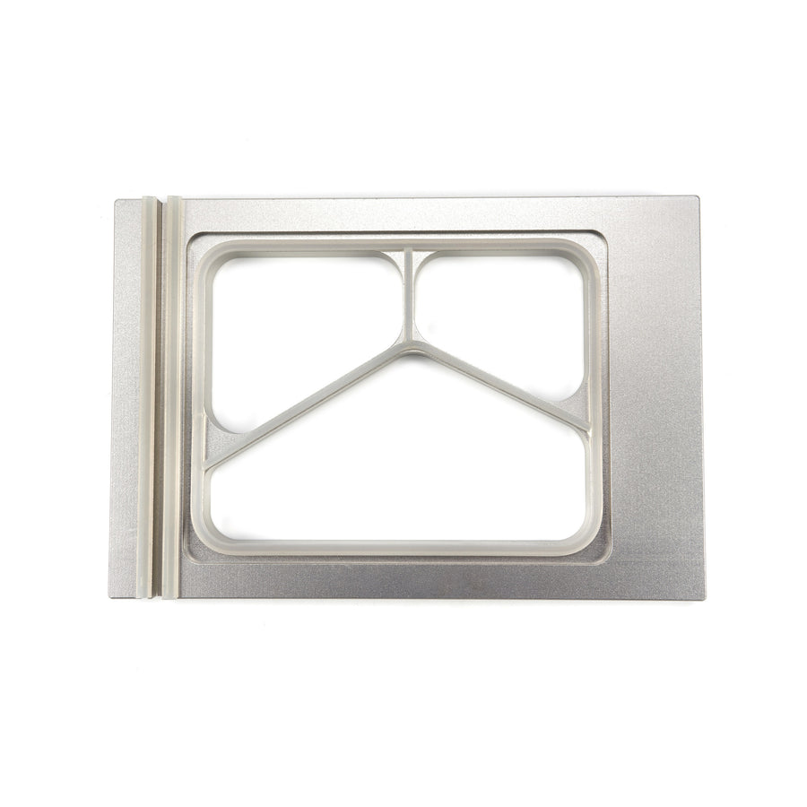 Plateau de 225x175 mm Maxima avec 3 compartiments, petite taille, pour emballage alimentaire, scelleuse de plateaux.