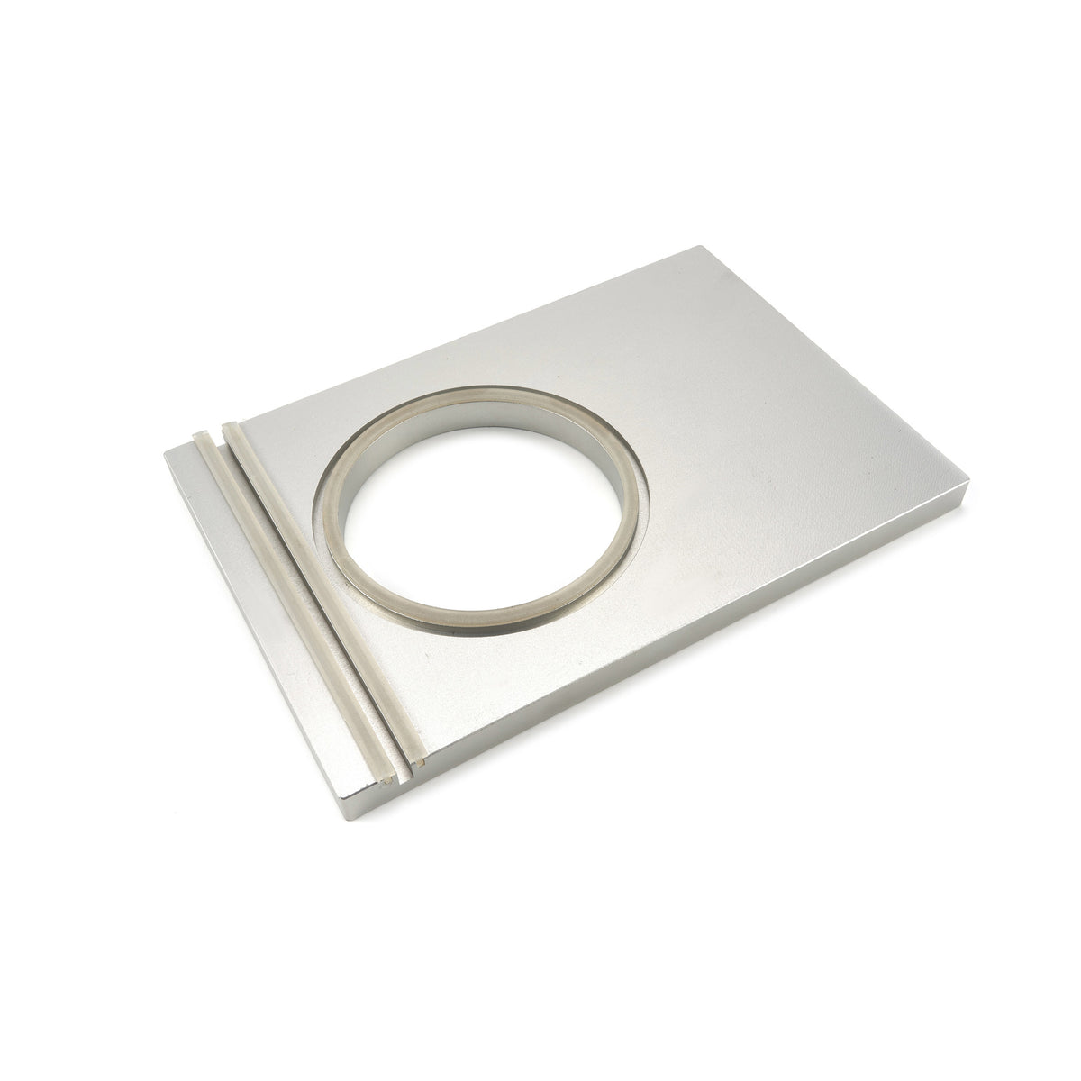 Plateau à soupe Maxima, petit Ø 153 mm avec une seule compartiment, pour scelleuse de plateaux, vue de face.