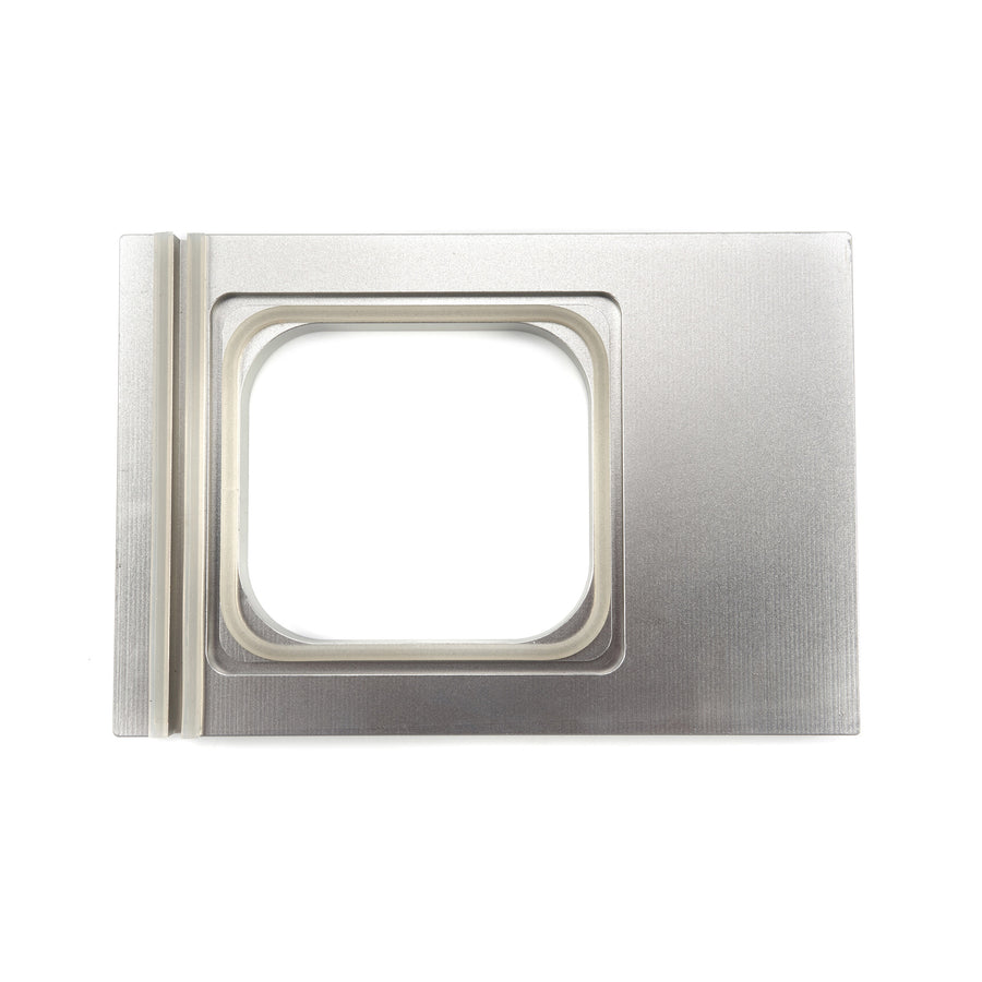 Plateau GN 1/6 Maxima, petite, 176 x 162 mm, avec 1 compartiment, pour scelleuse de plateaux, image montrant le plateau en plastique.