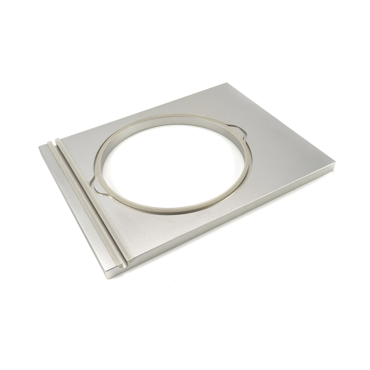 Plateau rond en perles de 250 mm, grande capacité, une seule compartiment, pour scelleuse de plateaux Maxima, visible avec détails.