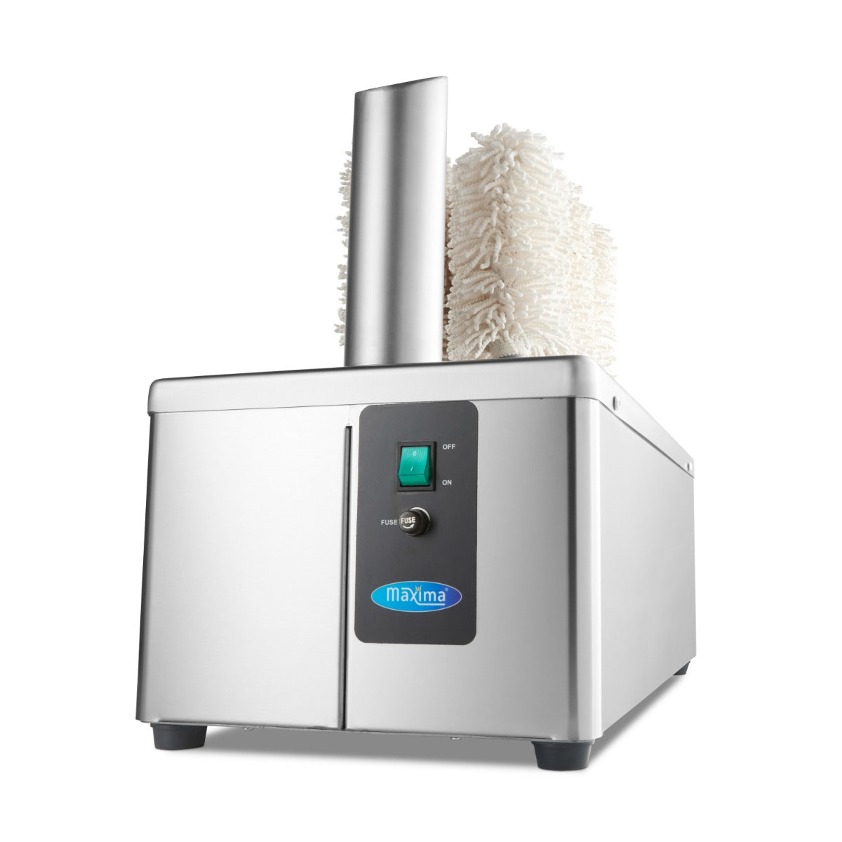 Glass polisher - 8 brushes - 600 glasses/hour