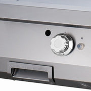 Plaque de gril double demi-rainurée pour cuisson au gaz, ligne 700 Maxima, 70 cm de profondeur, adaptée à la cuisson professionnelle.