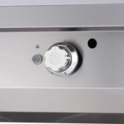 Plaque de gril demi-rainurée double pour ligne de cuisson 700 Maxima, 70 cm de profondeur, adaptée pour gaz.