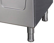 Support robuste pour ligne de cuisson Maxima, unité double avec portes, profondeur 70 cm, adapté pour cuisine.