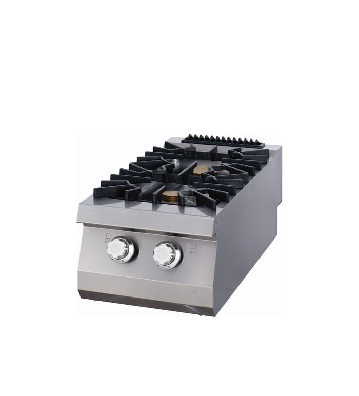 Plaque de cuisson gaz Maxima Ligne de cuisson 900, cuisinière premium avec 2 brûleurs, unité simple, profondeur 90 cm