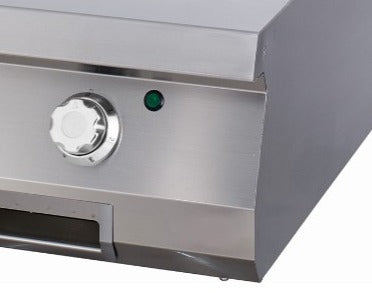 Plaque de gril électrique lisse Maxima, ligne de cuisson 900, profondeur 90 cm, unité simple, pour cuisson efficace.