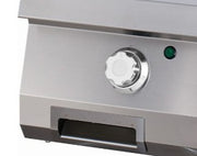Plaque de gril électrique lisse Maxima Ligne de cuisson 900, unité simple, profondeur 90 cm, pour cuisson uniforme.