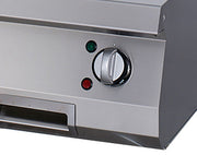 Plaque de gril électrique Maxima, ligne de cuisson 900, rainurée, unité simple, profondeur 90 cm, idéale pour cuisson.