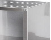 Support double de 90 cm pour ligne de cuisson 900 Maxima, unité ouverte, en acier robuste, avec supports et espace de cuisson visible.