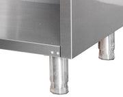 Unité double de support premium pour ligne de cuisson 900 Maxima, profondeur 90 cm, ouverte, en acier robuste.