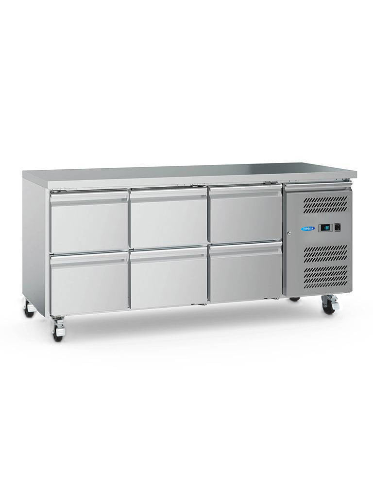 Réfrigérateur de comptoir - 180 cm - 3 portes