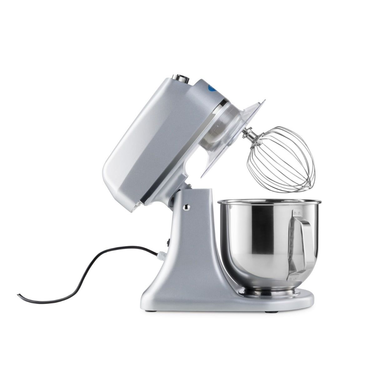 Mixer planétaire - 7 L - jusqu'à 2 kg de pâte - argent
