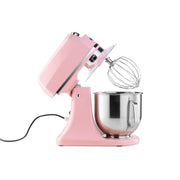 Mixer planétaire - 7 L - jusqu'à 2 kg de pâte - rose