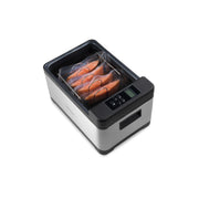 Cuiseur sous vide Maxima de 8,5 L avec écran numérique et cuve en acier inoxydable pour cuisson précise et uniforme.