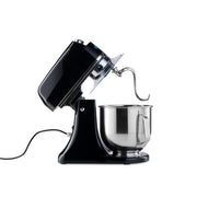 Mixer planétaire - 7 L - jusqu'à 2 kg de pâte - noir