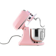 Mixer planétaire - 7 L - jusqu'à 2 kg de pâte - rose