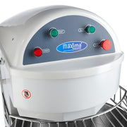 Pétrin à spirale Maxima, machine à pâte 60 L, capacité 38 kg, 2 vitesses, électrique 400V, utilisé pour pétrir la pâte.