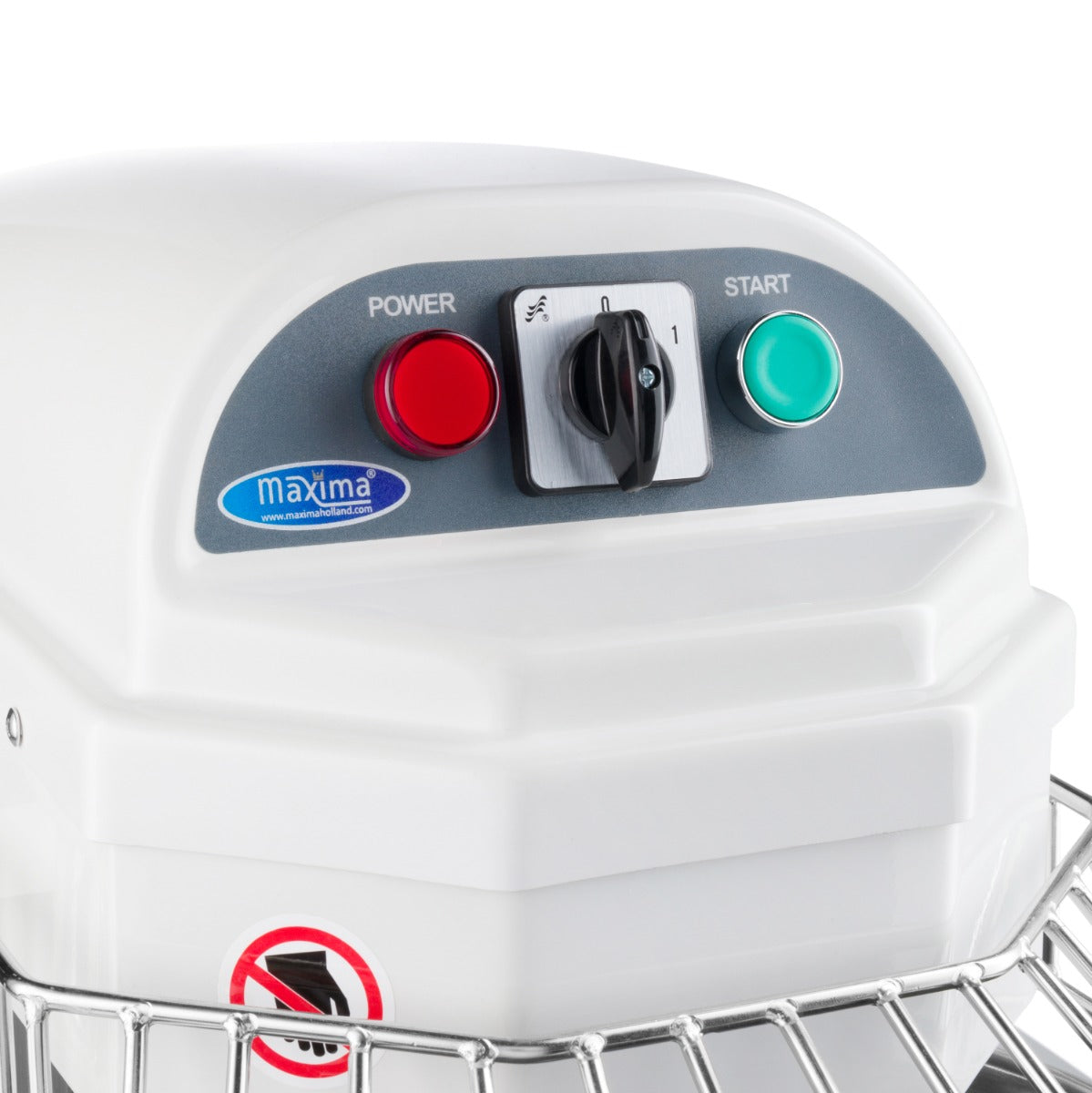 Pétrin à spirale Maxima, machine à pâte de 10 L, idéal pour pétrir jusqu'à 6 kg de pâte dans une cuisine professionnelle.