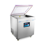 Machine à emballer sous vide Maxima, chambre de 70 cm avec joint, dimensions W72 D61 H21,5 cm, appareil pour emballage alimentaire.
