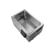 Cuiseur sous vide Maxima de 28L avec écran de contrôle et cuve en acier pour une cuisson précise et uniforme.
