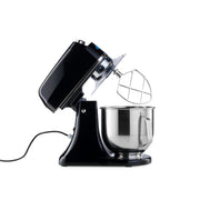 Mixer planétaire - 7 L - jusqu'à 2 kg de pâte - noir
