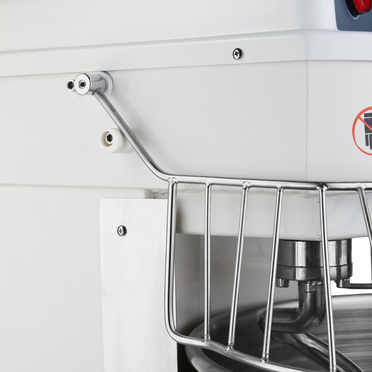 Pétrin à spirale Maxima 50 L pour pâte de 32 kg, deux vitesses, équipement professionnel pour boulangerie.