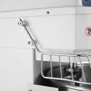 Pétrin à spirale Maxima, machine à pâte de 75 L, capacité de 48 kg de pâte, 2 vitesses, en acier inoxydable.